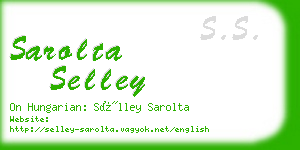 sarolta selley business card